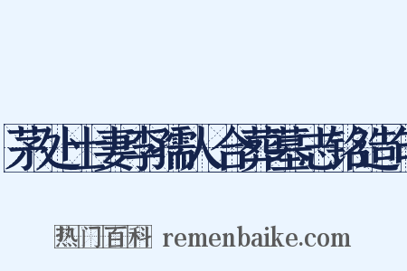 茅处士妻李孺人合葬墓志铭造句是什么意思的图片